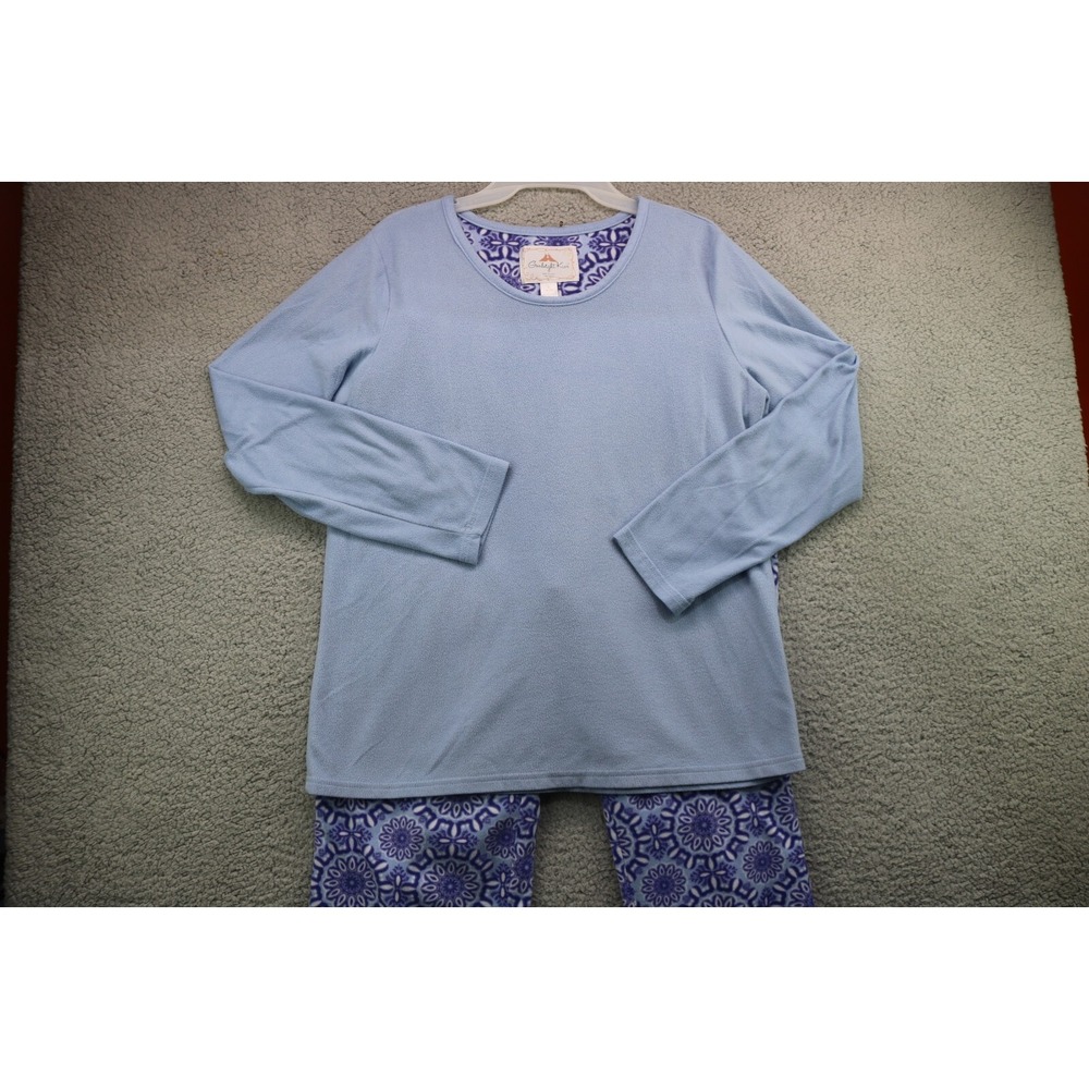 Women's Goodnight Kiss Pajama Set-Size Large-Long Sleeves